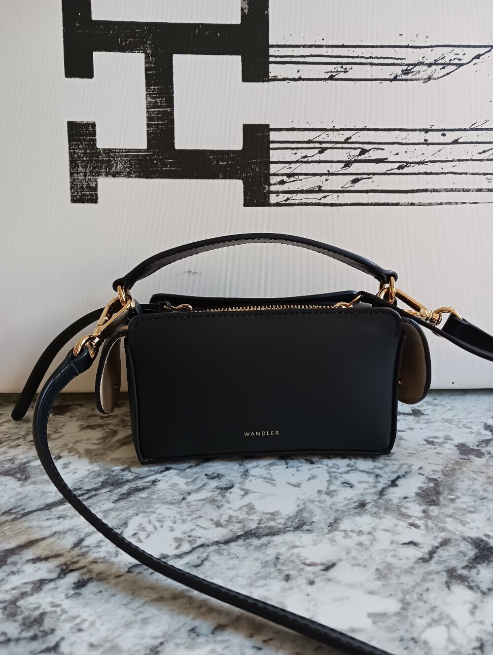 New WANDLER YARA box Crossbody Bag